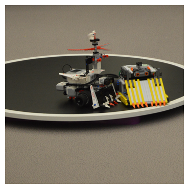Roboty sumo podczas walki